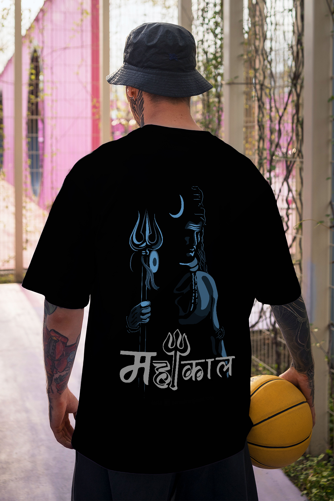 Men's Mahakaal Graphic Regular/Oversized T-shirt