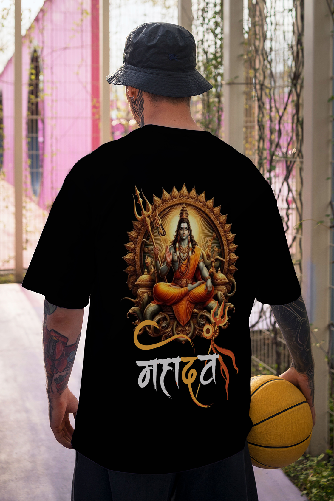 Men's Mahadev Printed Regular/Oversized T-Shirt – Vedic Tees