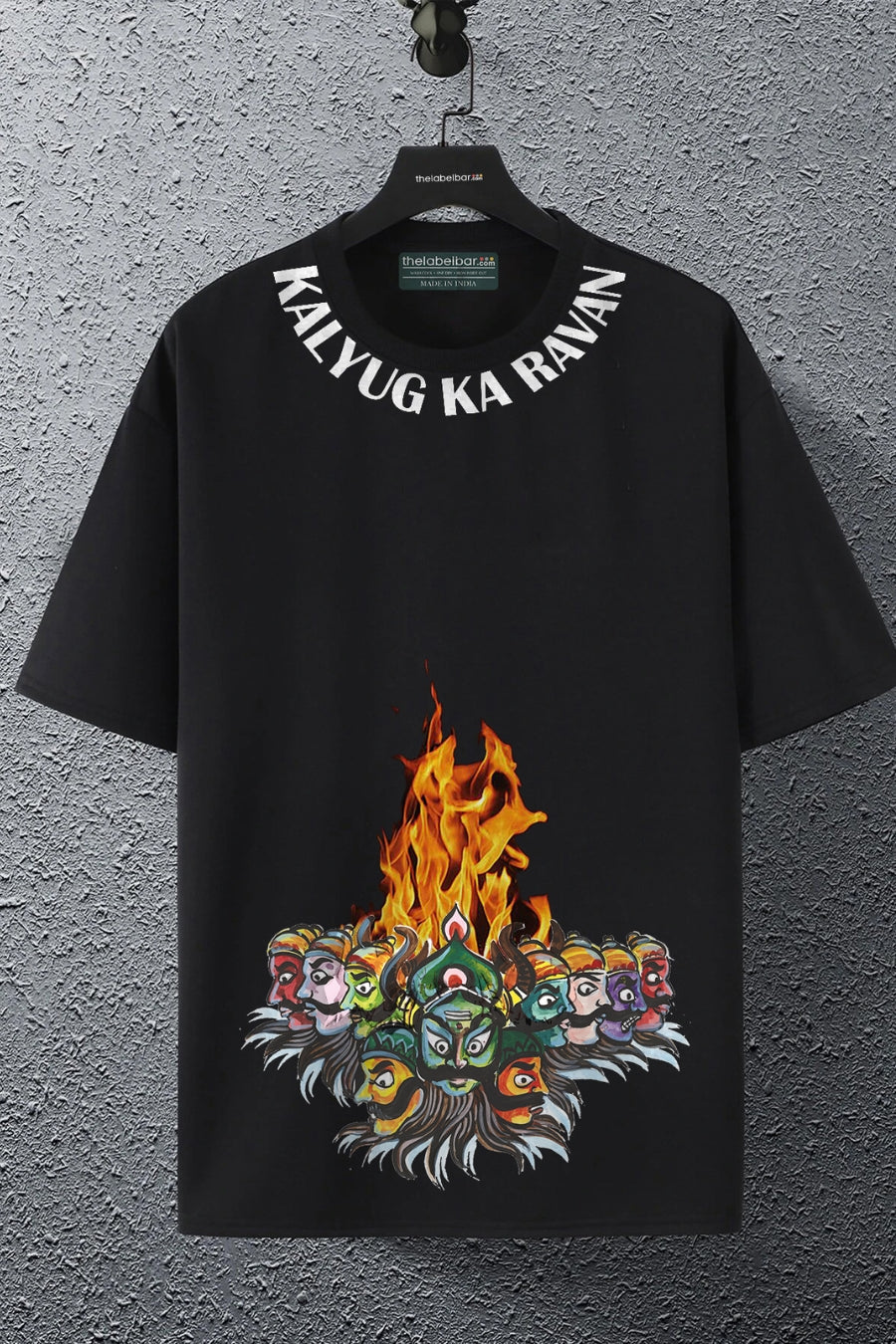 Men's Kalyug Ka Ravan 2 Printed Regular/Oversized T-shirt