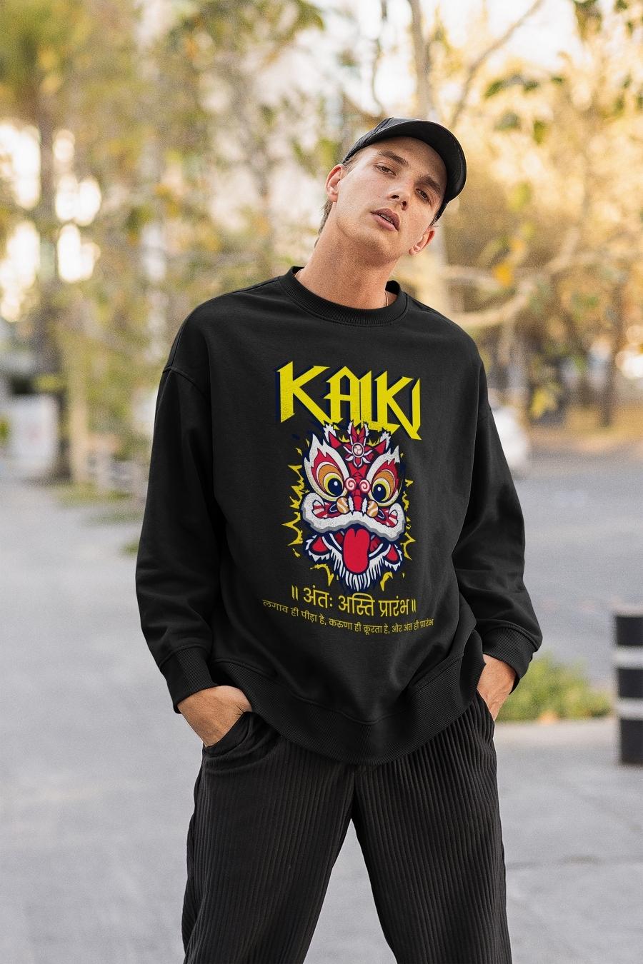 Kalki Printed Oversized Sweatshirt